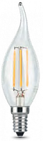 104801205 Лампа Gauss LED Filament Candle tailed E14 5W 4100K 1/10/50