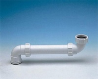 HC13-32 Отводная труба (L232мм) под 90° в комплекте с отводом на 90°