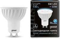 101506205 Лампа Gauss LED MR16 GU10 5W 4100K